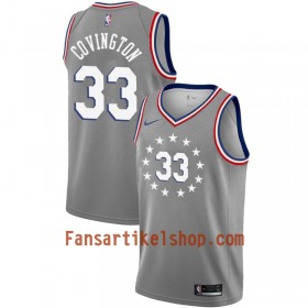 Philadelphia 76ers Trikot Robert Covington 33 2018-19 Nike City Edition Grau Swingman - Herren